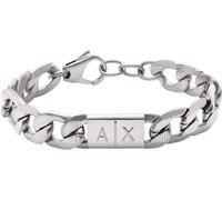Armani Exchange Men's Stainless Steel with lobster hook closure bracelet