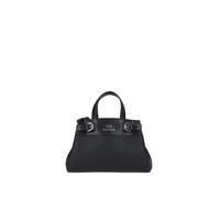 Armani Exchange Milano 91, Durable, Motifs matelassés, Tote M Femme, Noir, Taille Unique