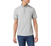 Armani Exchange 4 Buttons Polo, Gris (Bros Bc06 Alloy HTR 3901), Medium Homme