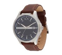 Armani Exchange – Montre homme Quartz 46 mm trois aiguilles avec date, bracelet cuir
