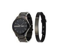 ARMANI EXCHANGE Montre à affichage analogique noir, Taille One Size