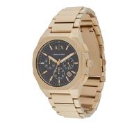 Armani Exchange Montre homme AX4180 Doré acier inoxydable 42 mm Noir 5 bar