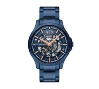Armani Exchange Montre Automatique en Acier Inoxydable, Bleu, pour Homme, AX2457