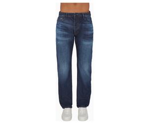 Armani Exchange - Montre Élégante - Homme - Jeans - Bleu - Taille: W30 L32