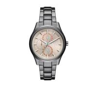 Armani Exchange Montre Multifonction, en Acier Inoxydable, Couleur Gris Acier, pour Homme, AX1880