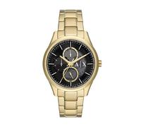 Armani Exchange Montre Multifonction, en Acier Inoxydable, doré, pour Homme, AX1875