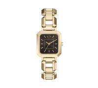 Armani Exchange Montre pour Femme 27MM en Acier Inoxydable Doré, AX5738