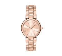 Armani Exchange Montre pour Femme en Acier Inoxydable doré Rose 34 mm AX4408
