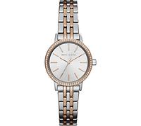 Armani Exchange Montre pour femme , mouvement à quartz, boîtier en acier inoxydable de 30 mm avec bracelet en acier inoxydable, AX5542