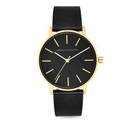 Armani Exchange Montre pour femme , mouvement à trois aiguilles, boîtier en acier inoxydable doré de 36 mm avec bracelet en acier inoxydable, AX5548