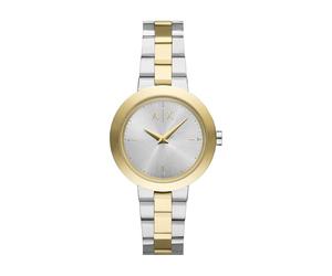 Armani Exchange Montre pour Femmes, Mouvement à Quartz à Deux Aiguilles et boîtier de 36 mm avec Bracelet en Acier Inoxydable ou en Cuir