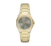 Armani Exchange Montre pour Femmes, Mouvement à Quartz Trois Aiguilles et boîtier de 34 mm avec Bracelet en Acier Inoxydable ou en Cuir