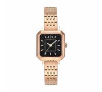 ARMANI EXCHANGE Montre à affichage analogique rosé / noir, Taille One Size