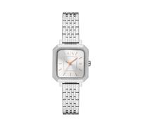 ARMANI EXCHANGE Montre à affichage analogique bronze / argent / blanc, Taille One Size