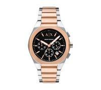 Armani Exchange Montre pour Homme, Mouvement chronographe à quartz et boîtier de 42 mm avec bracelet en acier inoxydable