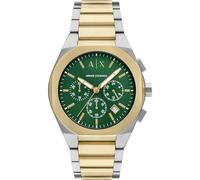 Armani Exchange Montre pour Homme, Mouvement chronographe à Quartz et boîtier de 42 mm avec Bracelet en Acier Inoxydable