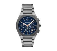 Armani Exchange Montre pour Homme, Mouvement chronographe à Quartz et boîtier de 42 mm avec Bracelet en Acier Inoxydable