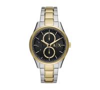 Armani Exchange Montre pour Homme, Multifonction à Quartz, boîtier en Acier Inoxydable 2t/Or de 42 mm avec Bracelet en Acier Inoxydable, ax1865