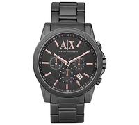 Armani Exchange Montre pour Hommes, Mouvement chronographe, Montre en Acier Inoxydable avec Une Taille de boîtier de 45 mm