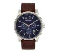 Armani Exchange Montre pour Hommes, Mouvement chronographe, Montre en Acier Inoxydable avec Une Taille de boîtier de 45 mm