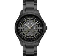Armani Exchange Montre pour Hommes, Quartz Mouvement Multifonctionnel et boîtier de 46 mm avec Bracelet en Acier Inoxydable