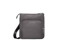 Armani Exchange Okinawa, Logo Plate, Zipped Pocket, Crossbody Hommes, Gris, Taille Unique