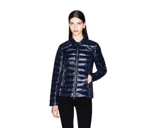 Armani Exchange Padded Side Logo Patch Adjustable Collar Veste Femme