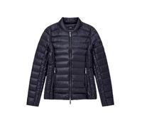 Armani Exchange Padded Side Logo Patch Adjustable Collar Veste, Noir, L Femmes
