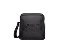 Armani Exchange Panarea, Grand Logo embossé, Plat Homme, Noir, Einheitsgröße