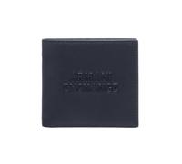Armani Exchange Panarea, Logo embossé, Portefeuille bi-Pliable pour Homme, Bleu Nuit, Einheitsgröße