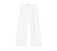 Armani Exchange - Pantalon Fluide en Crêpe Léger - Femme - Pantalons - Blanc - Taille: 32 FR