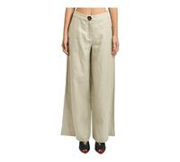 Armani Exchange - Pantalon large - Femme - Pantalons - Beige - Taille: 36 FR