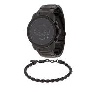 ARMANI EXCHANGE Parure de bijoux 'Banks' noir, Taille One Size