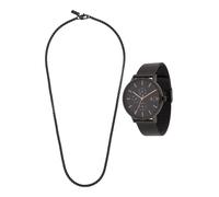 ARMANI EXCHANGE Parure de bijoux 'CAYDE' noir, Taille One Size