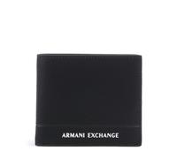 Portefeuille hommes Armani Exchange PASCAL BIFOLD COIN POCKET Noir Unique