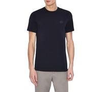 Armani Exchange Pima Round Neck T-Shirt, Bleu (Navy 1510), Large Homme