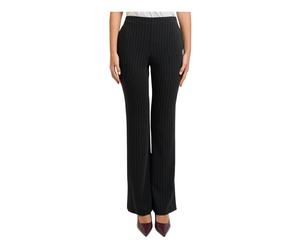 Armani Exchange - Pinstriped Fabric Pantalons - Femme - Pantalons - Noir - Taille: 34 FR