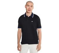 Armani Exchange Polo à col Rond Multicolore avec Logo brodé 3D pour Homme, Bleu, M