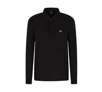 Armani Exchange Polo Xm001288_af17321 Manches longues Logo monogramme latéral Noir 2XL Homme