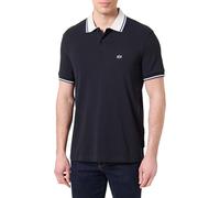 Armani Exchange Polo avec Logo brodé 3D pour Homme, Bleu, Taille M