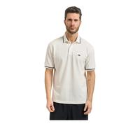 Armani Exchange - Polo en Piqué de Coton Classique et Raffiné - Homme - Tops - Blanc - Taille: XL