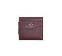 Armani Exchange Portefeuille bordeaux pour femme avec logo UNI
