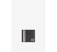 Armani Exchange Portefeuille Double Pliable pour Homme, Noir, Noir, Einheitsgröße