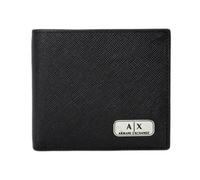 Armani Exchange - Portefeuille en cuir - Femme - Accessoires - Noir - Taille: ONE Size