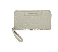 Armani Exchange Liz Pebble Classic Repeated Logo Wrist Band, Accessoire Portefeuille de Voyage pour Femme, Dust, Taille Unique