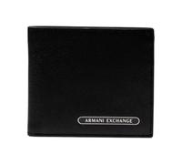 Armani Exchange - Portefeuille imprimé avec compartiments intérieurs - Homme - Accessoires - Noir - Taille: ONE Size