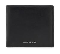 Armani Exchange Porte-monnaie Homme en Cuir Véritable Noir Bifold