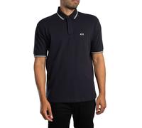 Armani Exchange Pour des hommes Polo avec logo et col, Bleu