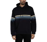 Armani Exchange Pour des hommes Sweat à capuche rayé, Bleu