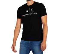 Armani Exchange Pour des hommes T-shirt à logo imprimé, Noir